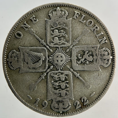 1922 George V Florin Silver Coin | Fine Collectable Grade