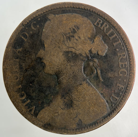 1866 Victoria One Penny Coin | Collectable Grade