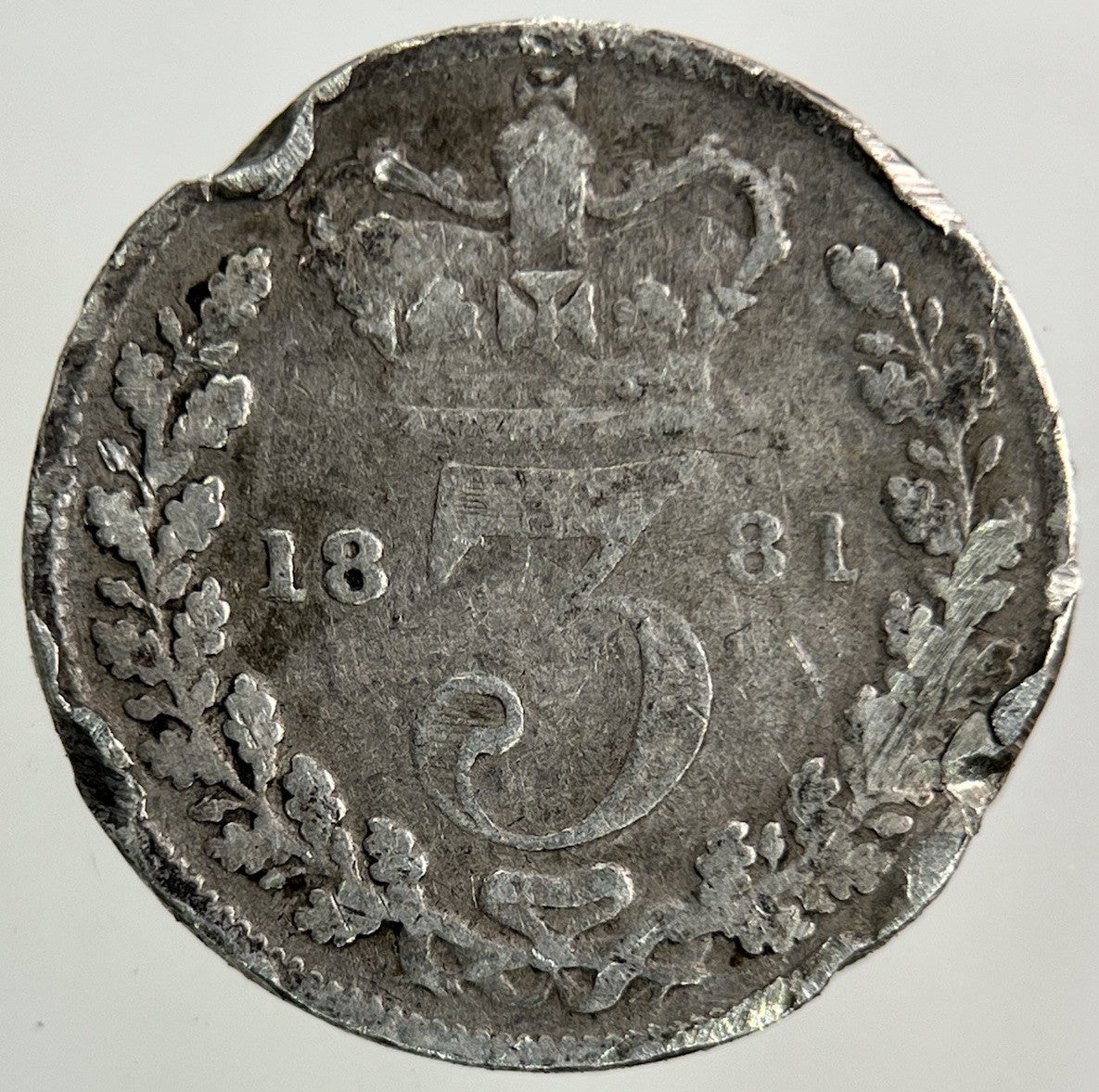 1881 Victoria Threepence Silver Coin | Collectable Grade