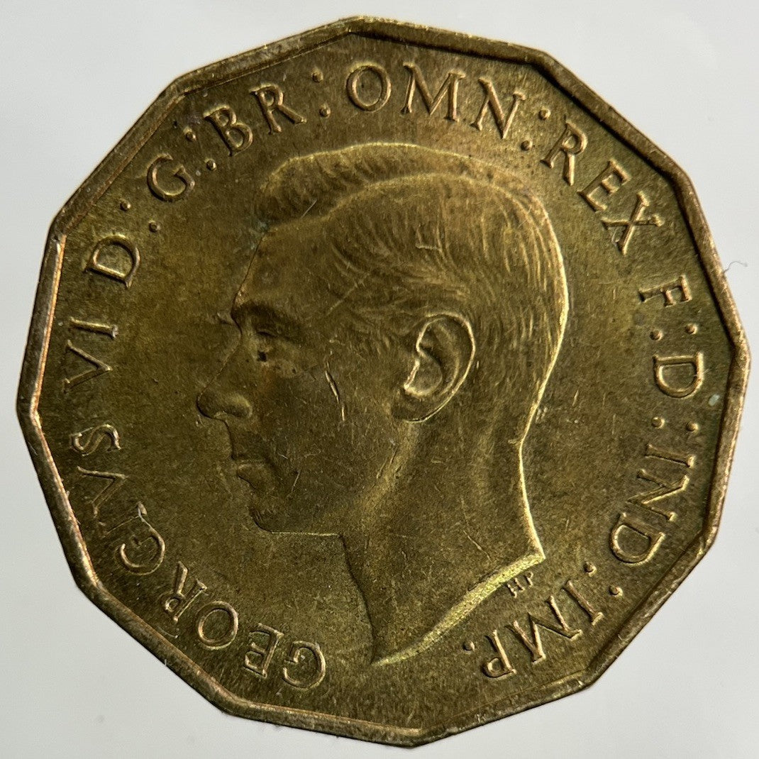 1937 George VI Threepence Coin | Very Fine Grade