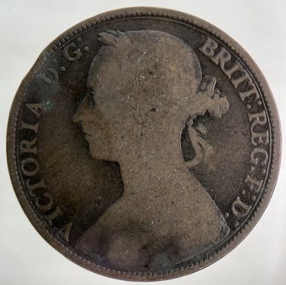 1882 Victoria One Penny Coin | Collectable Grade