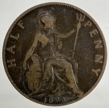 1899 Victoria Half - Penny Coin | Collectable Grade