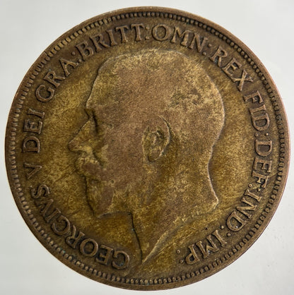 1913 George V One Penny Coin | Collectable Grade