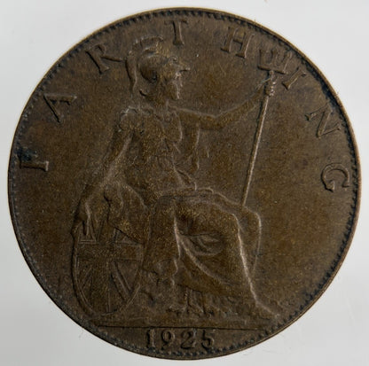 1925 George V Farthing Coin | Collectable Grade