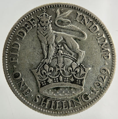 1929 George V Shilling Silver Coin | Collectable Grade
