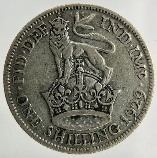 1929 George V Shilling Silver Coin | Collectable Grade