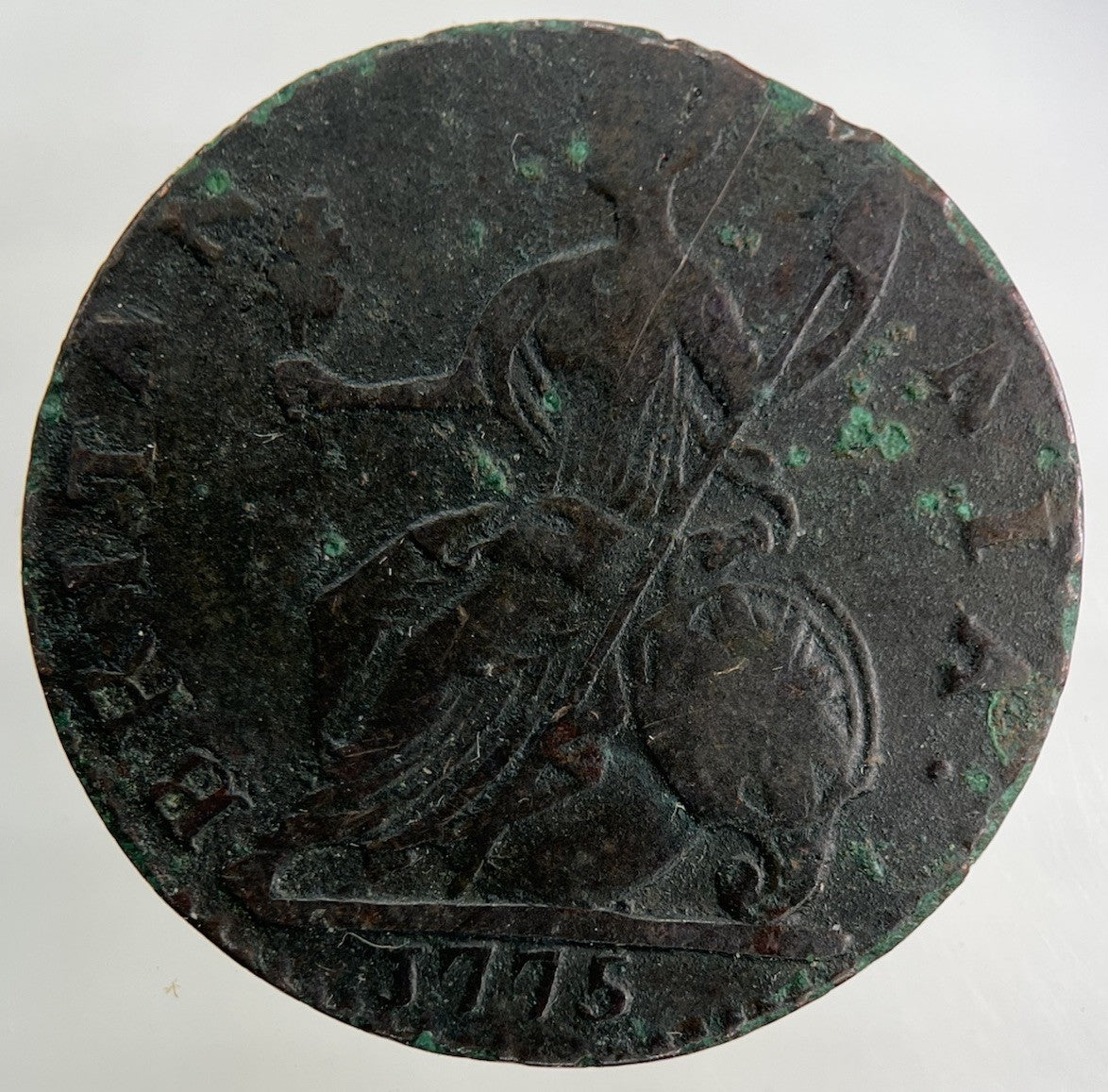 1775 George III 3rd Half - Penny Coin | Fine Collectable Grade