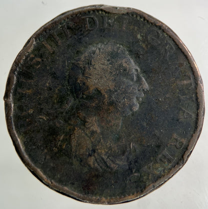 1799 George III 3rd Half - Penny Coin | Fair Grade