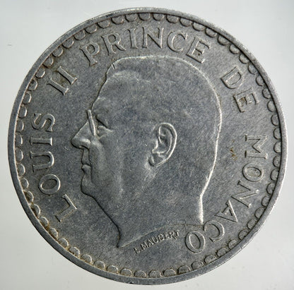 1945 Monaco 5 Francs Coin | Fine Collectable Grade