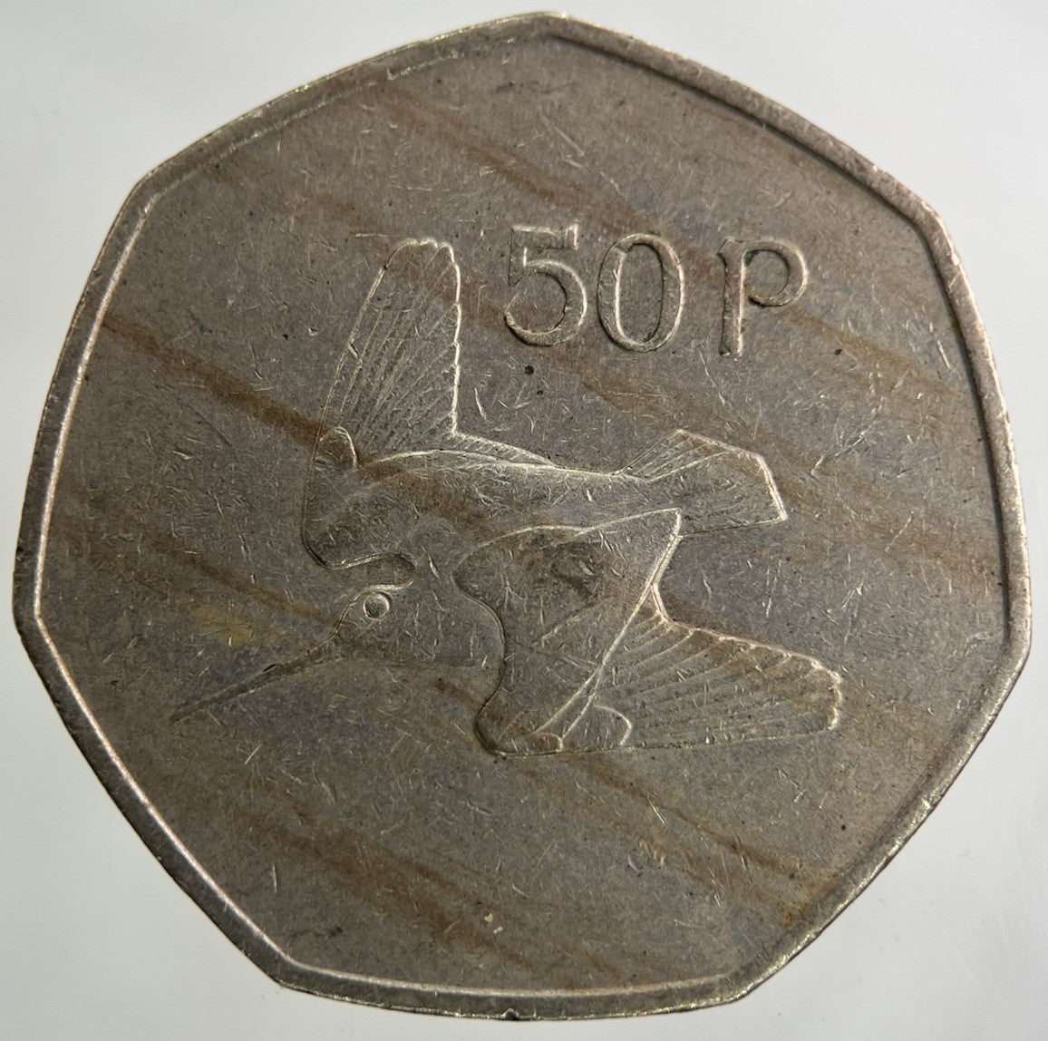 1988 Irish Ireland 50p Fifty Pence Coin | Fine Collectable Grade