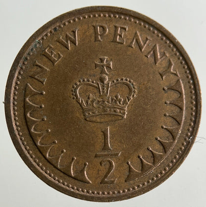 1974 Elizabeth II 2nd New 1/2 Half - Penny Coin | Fine Collectable Grade