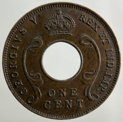 1935 East Africa One Cent Coin | Very High Grade