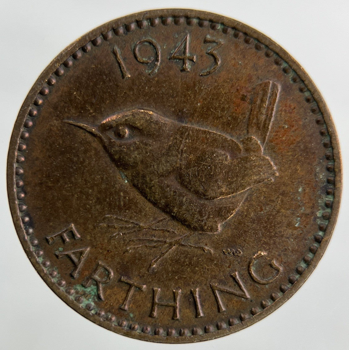 1943 George VI Wren Farthing Coin | Collectable Grade
