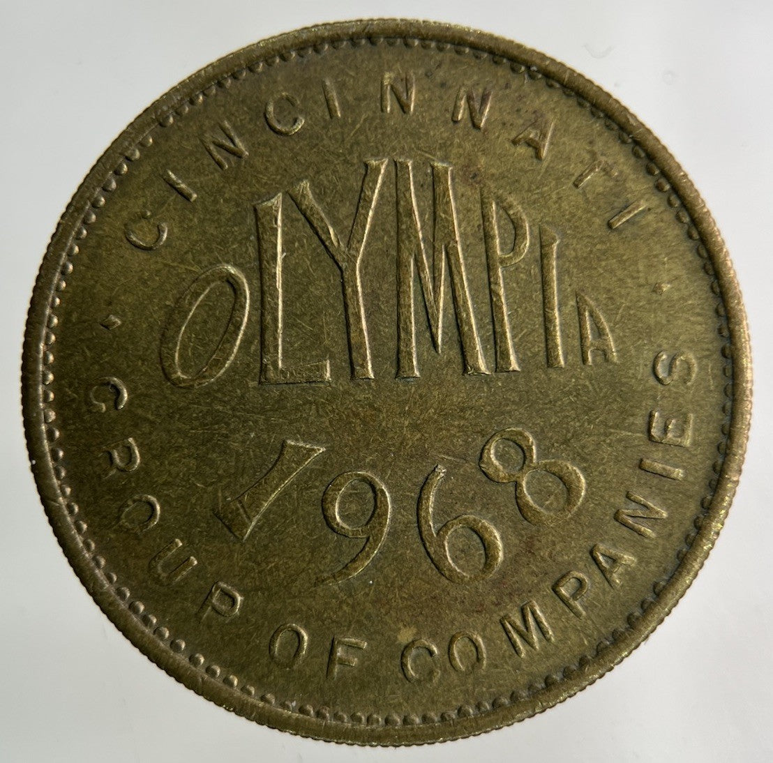 1968 US USA Beer Olympia Cincinnati Token Coin | Collectable Grade