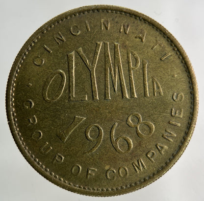 1968 US USA Beer Olympia Cincinnati Token Coin | Collectable Grade