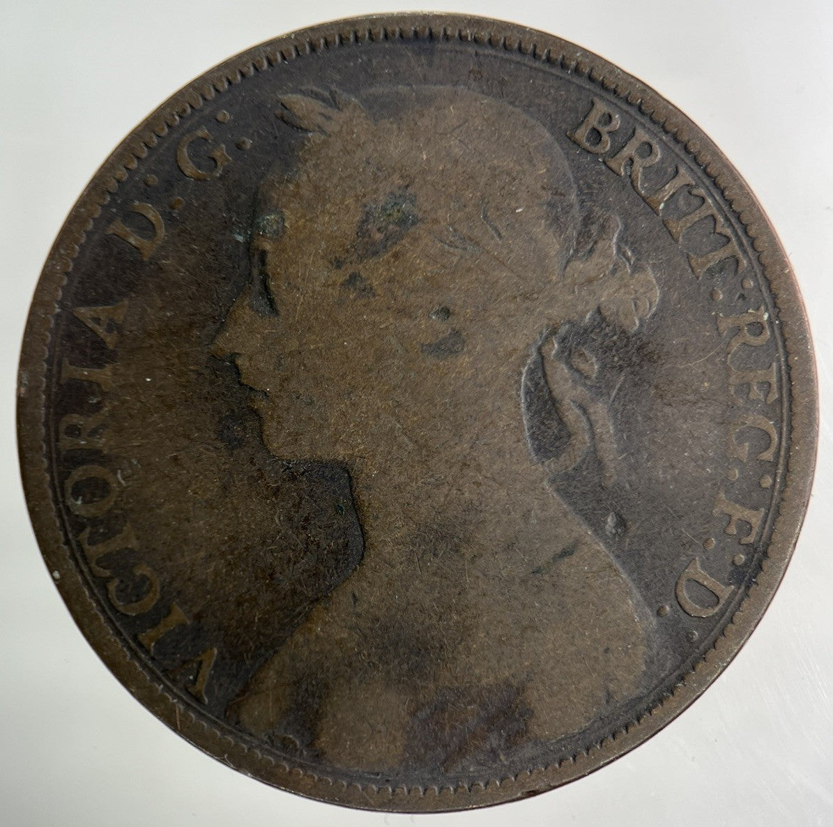 1889 Victoria One Penny Coin | Collectable Grade