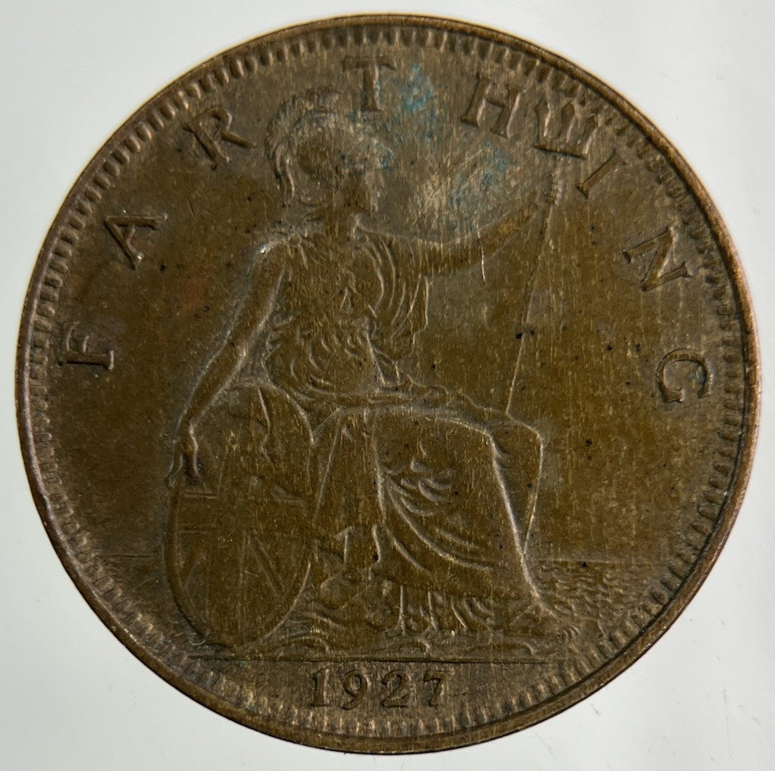 1927 George V Farthing Coin | Fine Collectable Grade