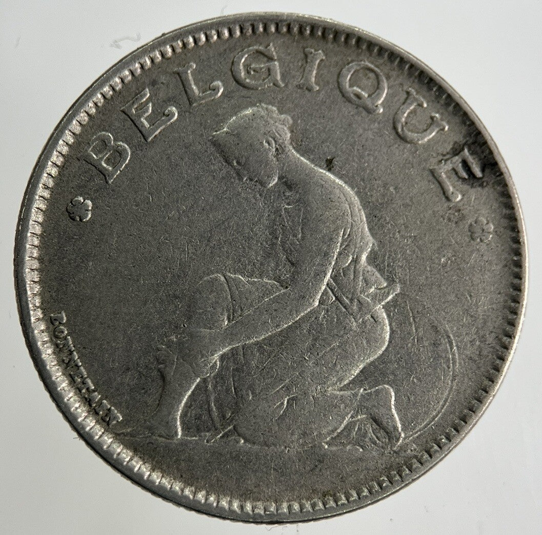 1923 Belgium 1 Franc Coin | Fine Collectable Grade