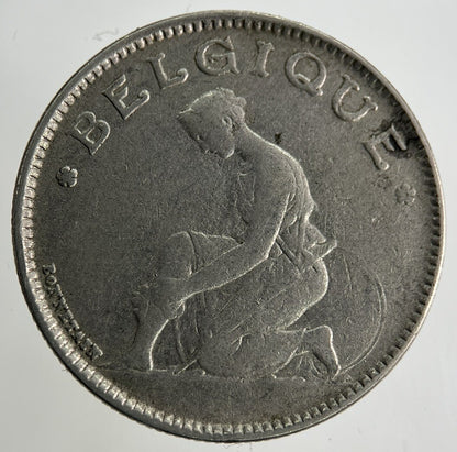 1923 Belgium 1 Franc Coin | Fine Collectable Grade