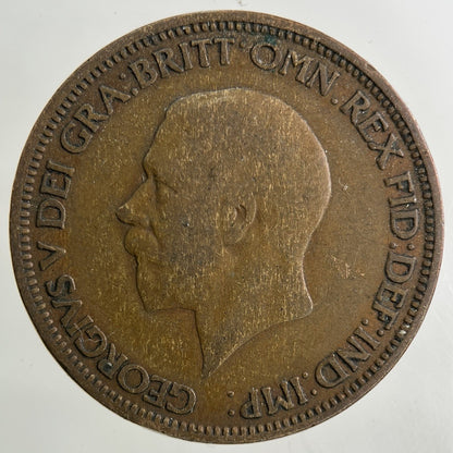 1929 George V Half - Penny Coin | Collectable Grade