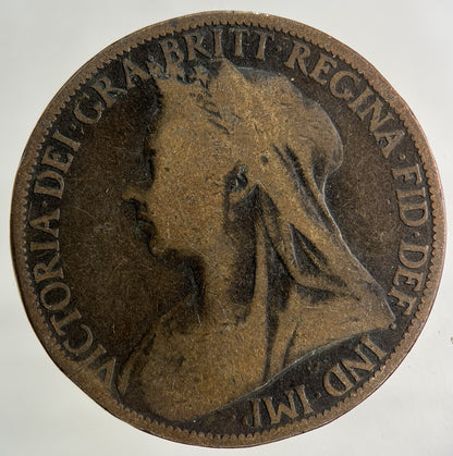 1897 Victoria One Penny Coin | Collectable Grade