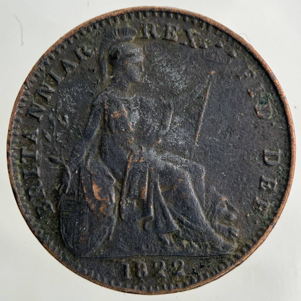 1822 George IV Farthing Coin | Fine Collectable Grade