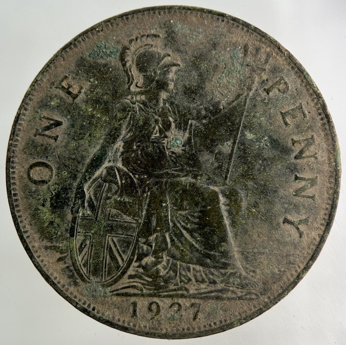 1927 George V One Penny Coin | Fine Collectable Grade