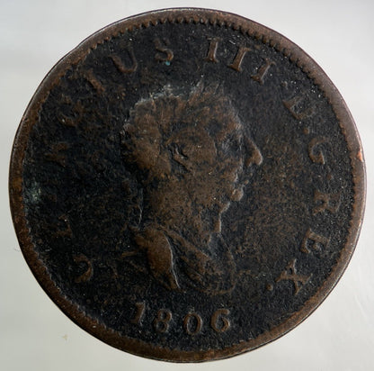 1806 George III 3rd Half - Penny Coin | Collectable Grade