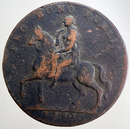 1793 Coventry Lady Godiva Elephant Half - Penny Token | Collectable Grade