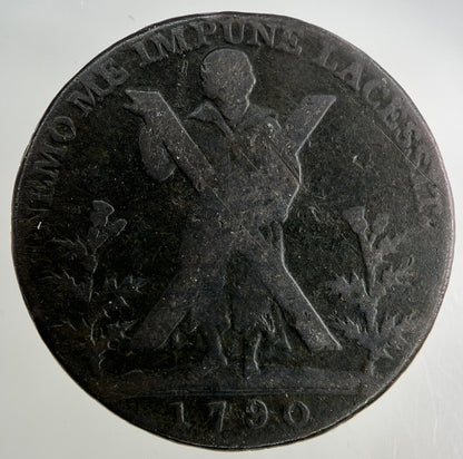 1790 Edinburgh Half - Penny Coin | Collectable Grade