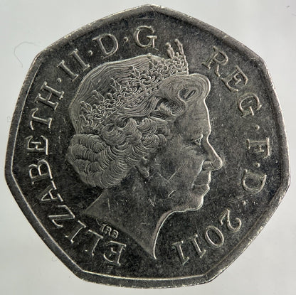 2011 London Olympics Table Tennis Team 50p Fifty - Pence Coin | Collectable Grade