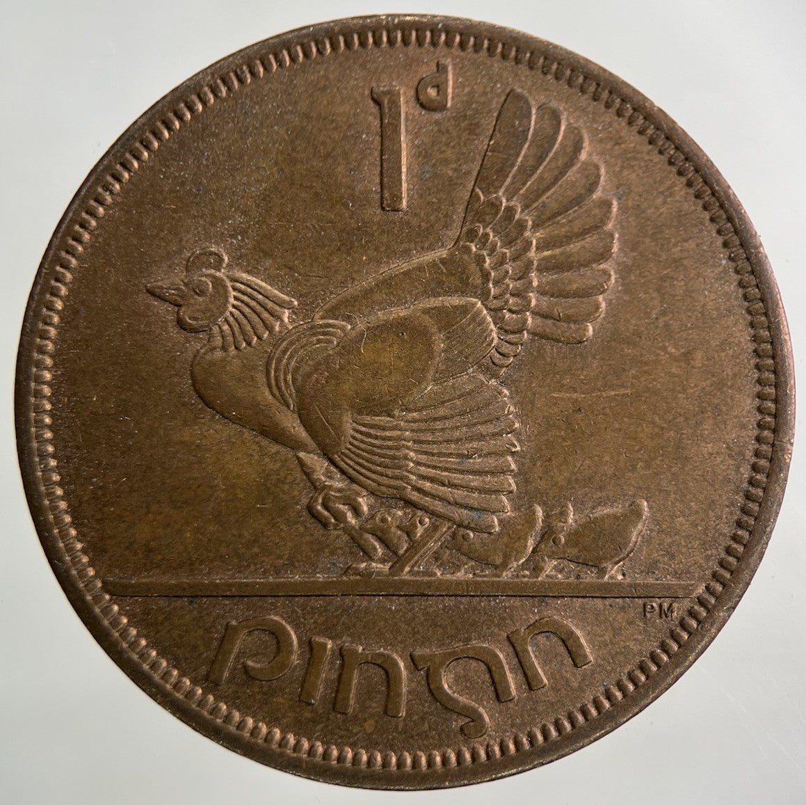 1967 Irish Ireland One Penny Coin | Very High Grade