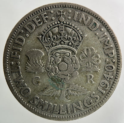 1940 George VI Florin Silver Coin | Collectable Grade
