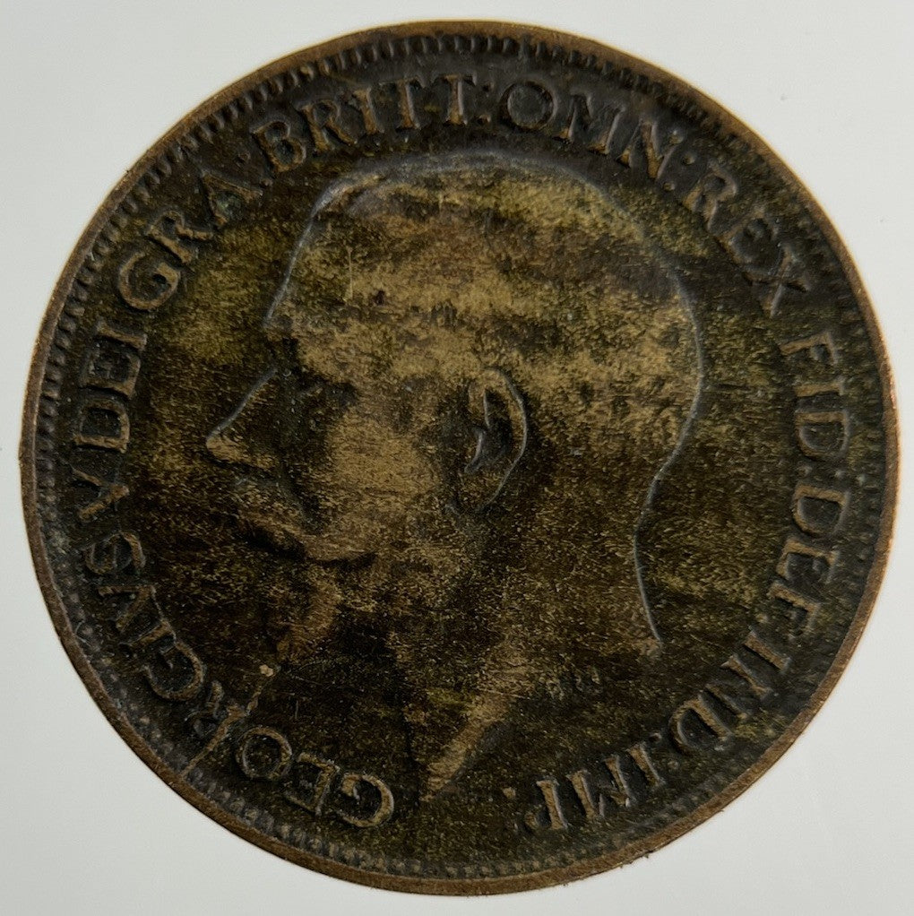 1918 George V Farthing Coin | Collectable Grade