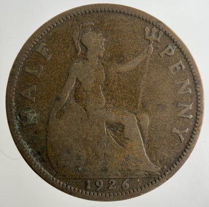 1926 George V Half - Penny Coin | Collectable Grade