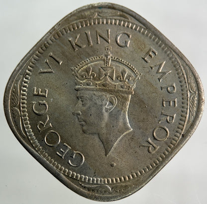 1946 India 2 Annas Coin | Very Fine Grade