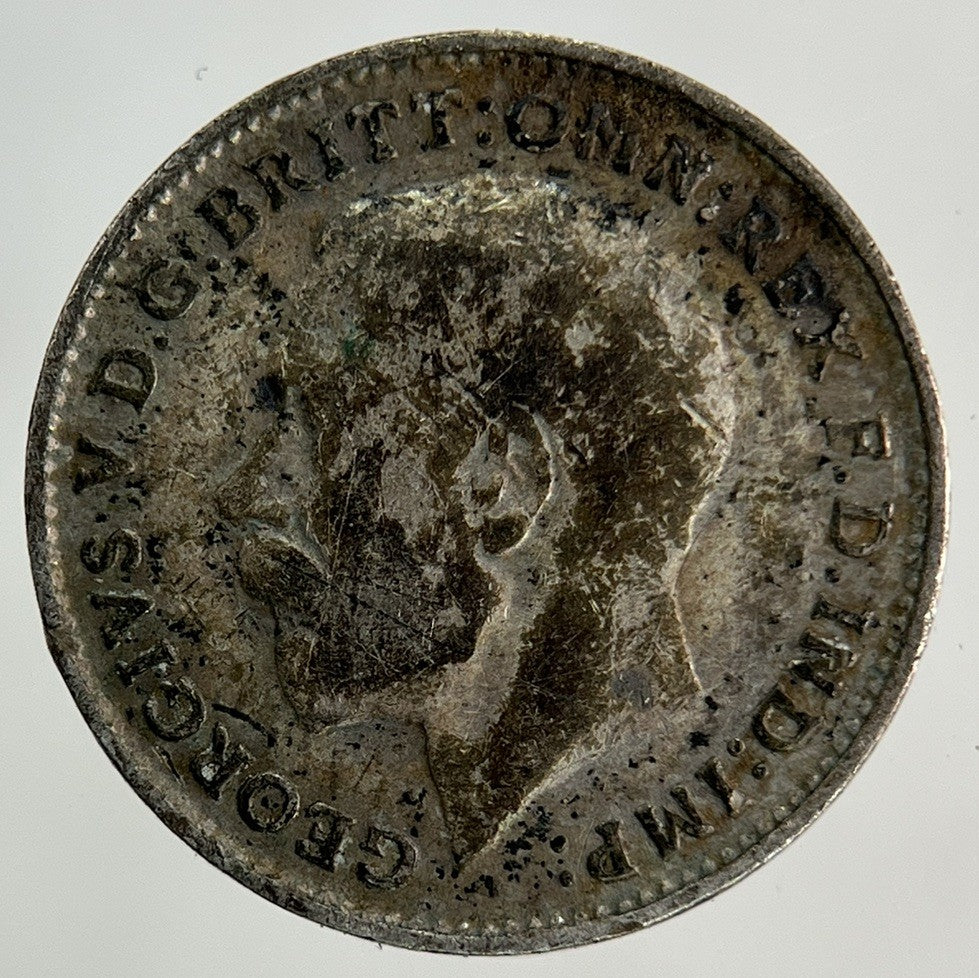 1916 George V Threepence Silver Coin | Fine Collectable Grade