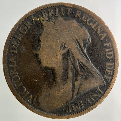 1899 Victoria One Penny Coin | Collectable Grade