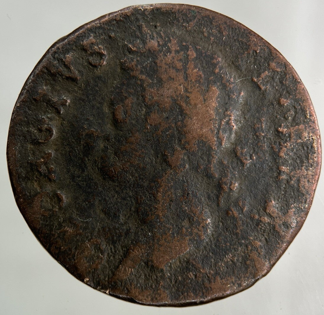 1752 Irish Half - Penny Coin | Collectable Grade