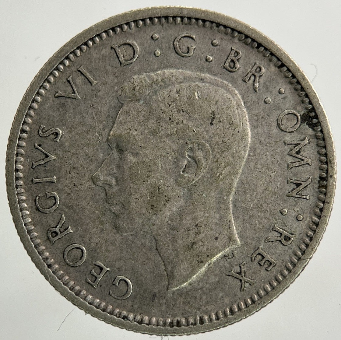 1939 George VI Sixpence Silver Coin | Fine Collectable Grade
