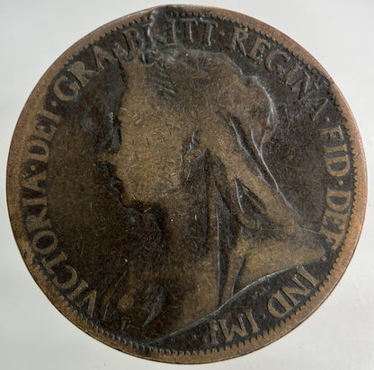 1898 Victoria One Penny Coin | Collectable Grade
