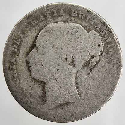 1879 Victoria Shilling Silver Coin | Fair Grade | a2458