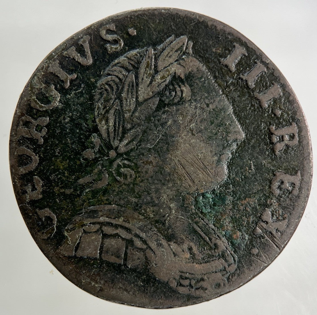 1775 George III 3rd Half - Penny Coin | Fine Collectable Grade