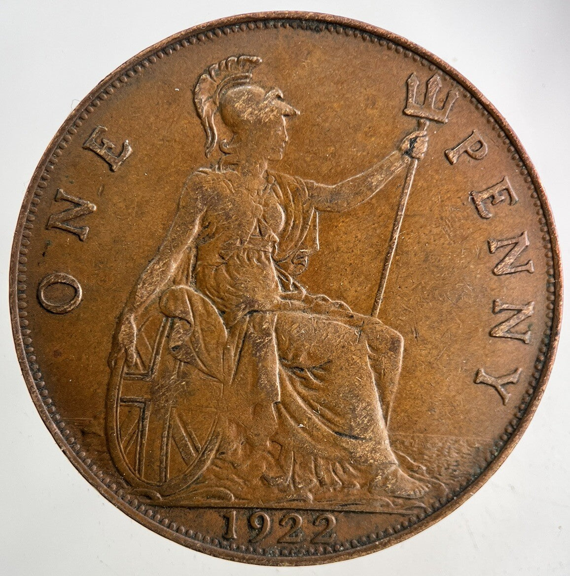 1922 George V One Penny Coin | Fine Collectable Grade
