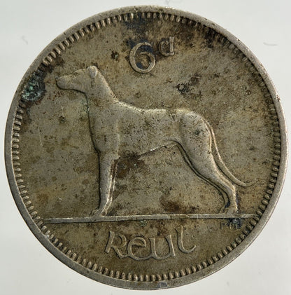 1961 Irish Sixpence Coin | Very High Grade