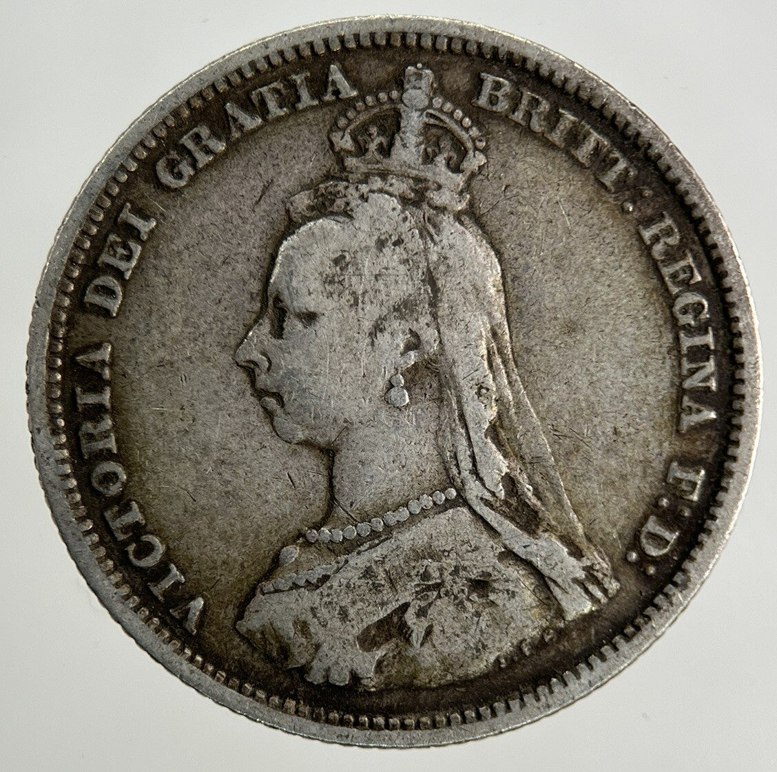 1887 Victoria Shilling Silver Coin | Collectable Grade