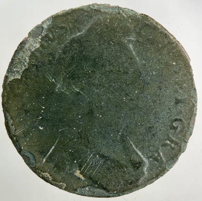 1696 Old Copper Forgery William III 3rd Shilling Coin | Collectable Grade