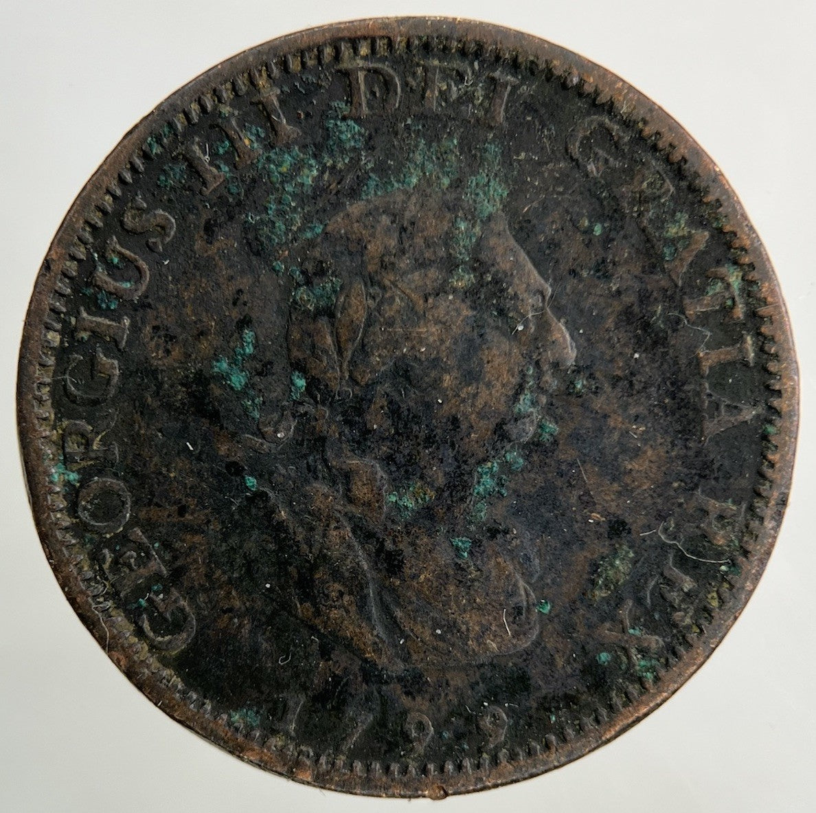 1799 George III 3rd Farthing Coin | Collectable Grade