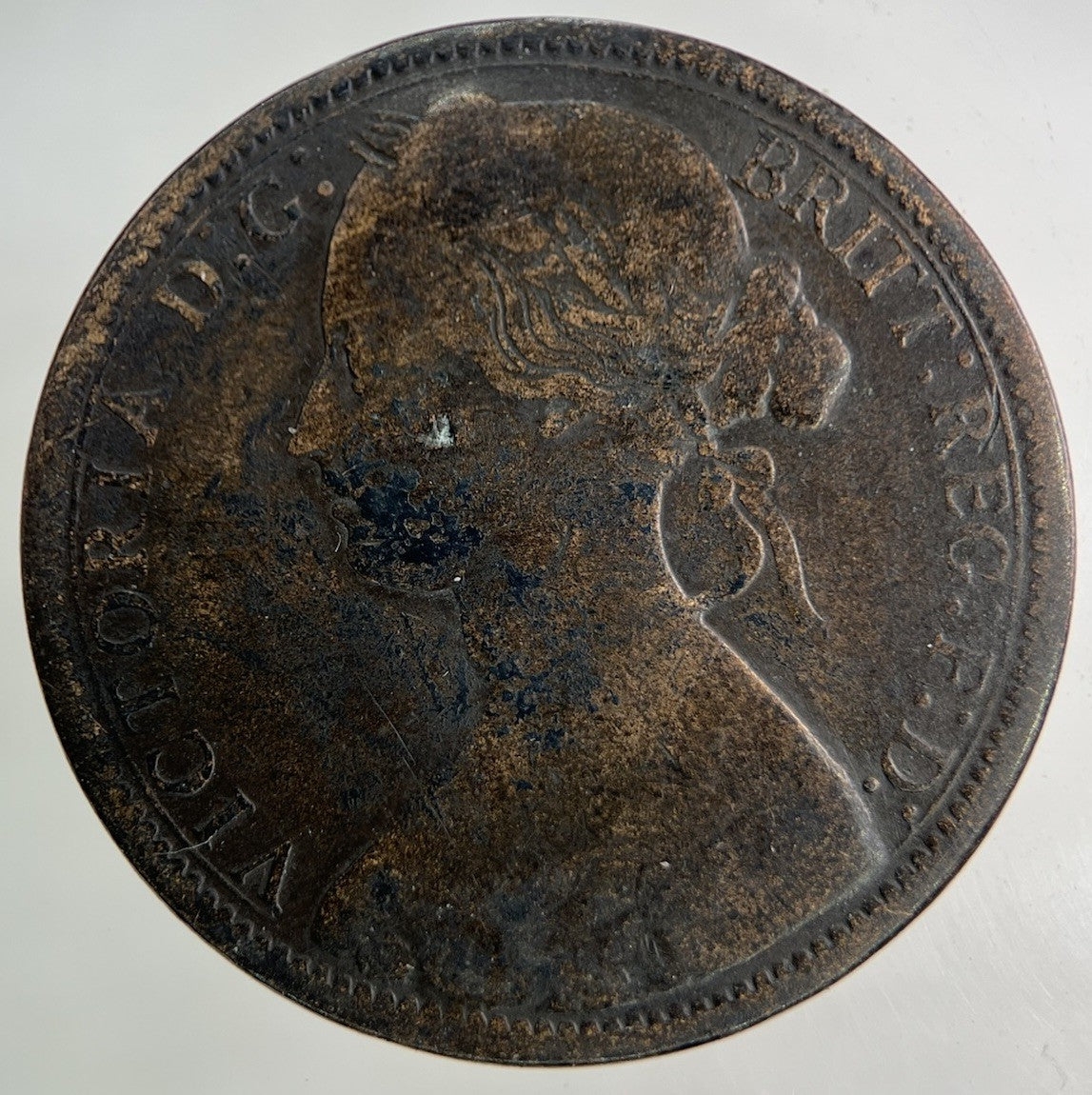 1867 Victoria One Penny Coin | Collectable Grade