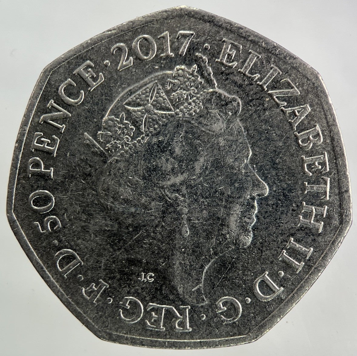 2017 Mr Jeremy Fisher Frog 50p Fifty - Pence Coin | Collectable Grade